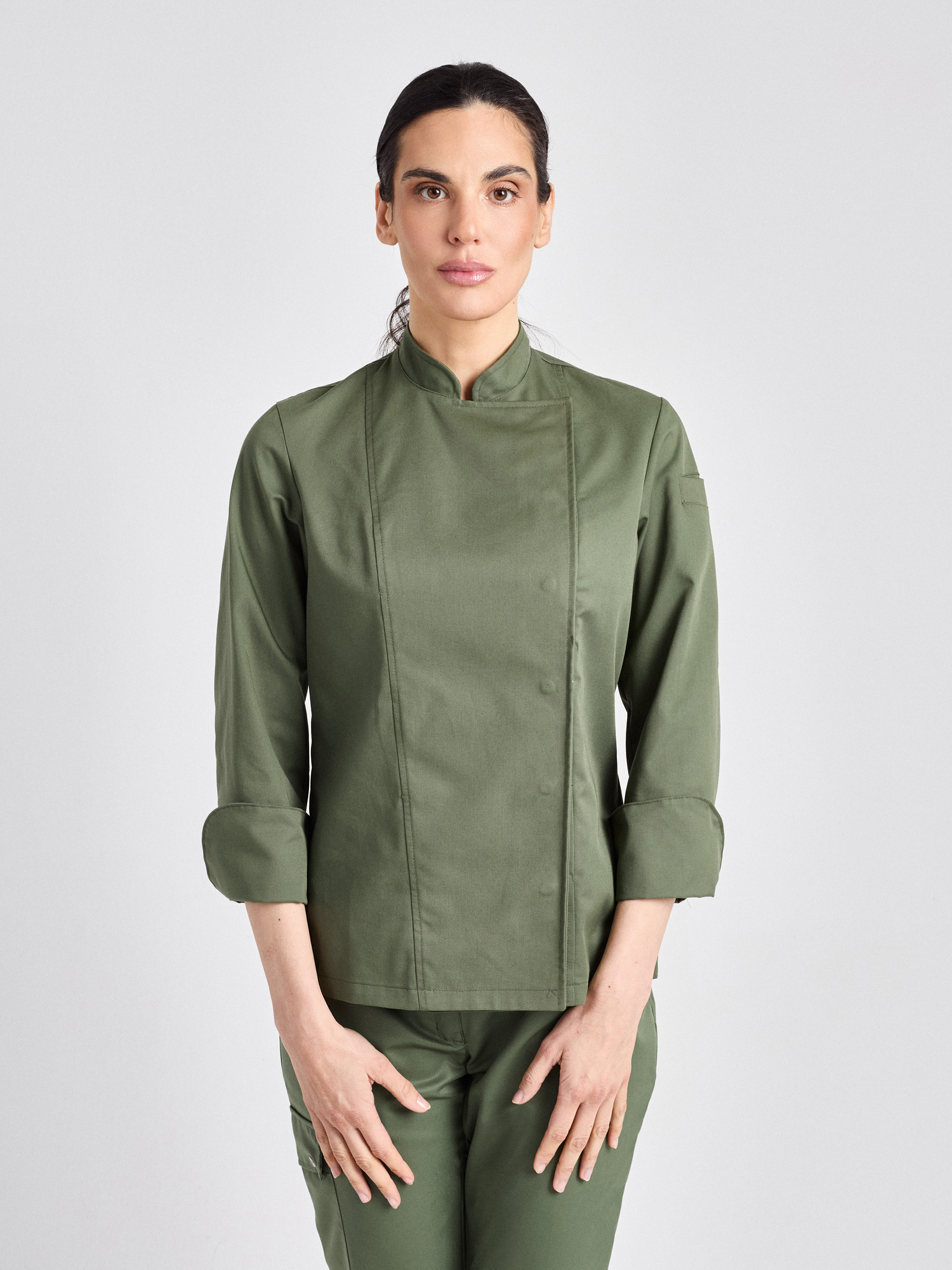 Rimini-Bene Lady Classic - Kochjacke - olive